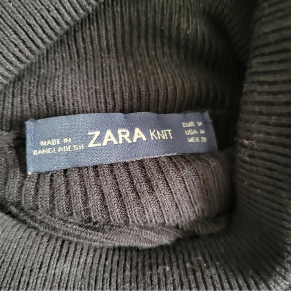 Zara cropped knit turtleneck - size M - Picture 5 of 5